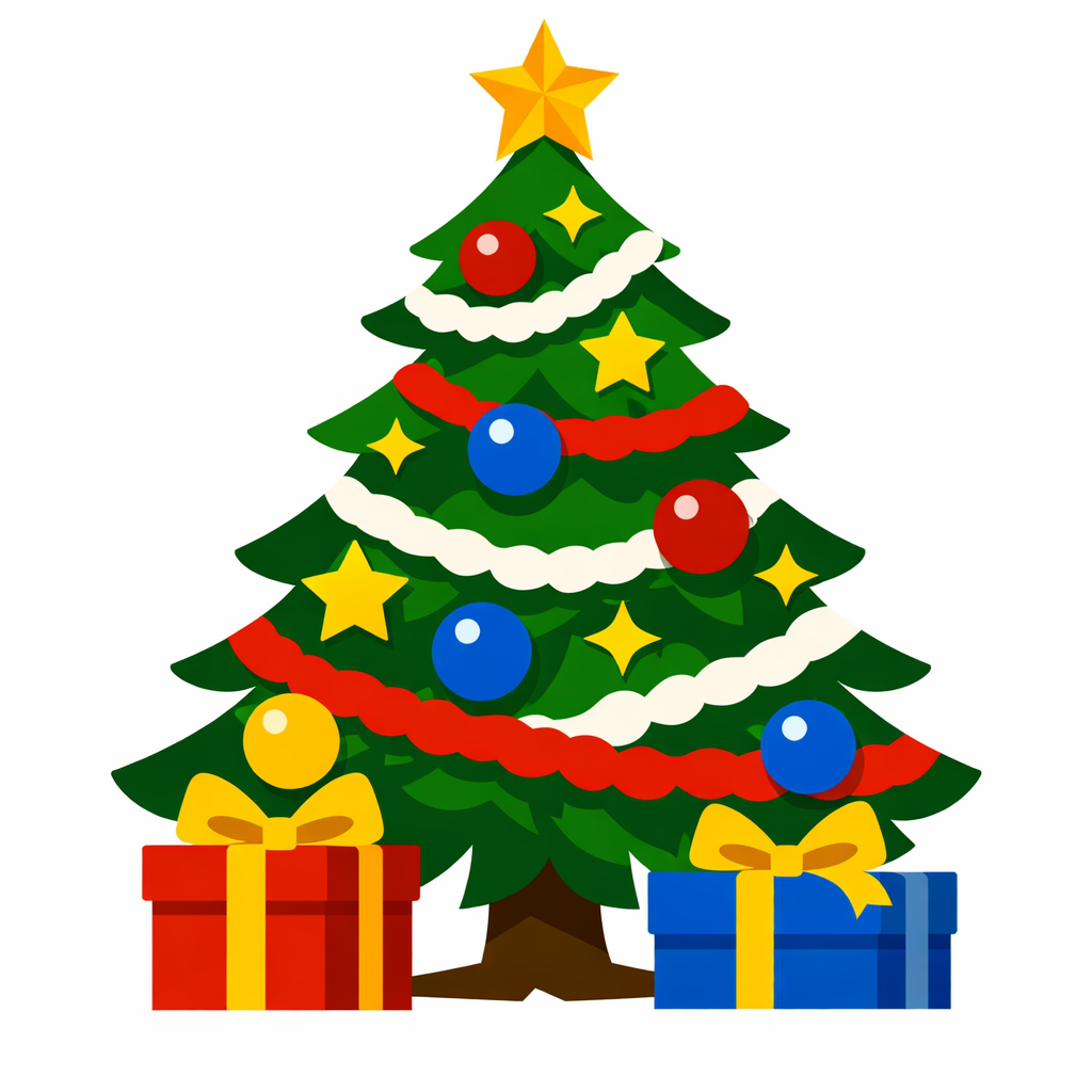 Decorated Christmas Tree cross-stitch pattern preview — Holidays & Seasonal