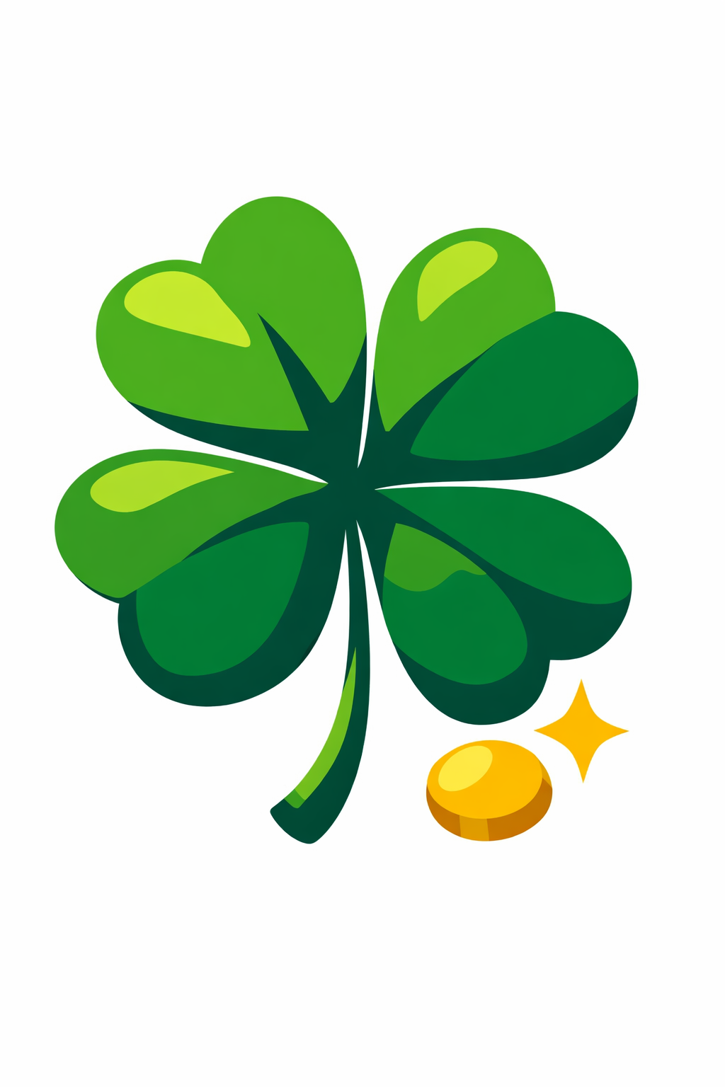 Four-leaf Clover cross-stitch pattern preview — Holidays & Seasonal