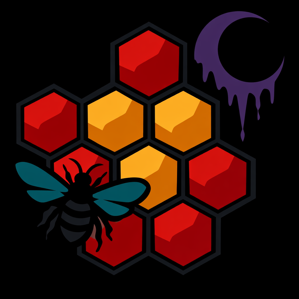 Honeycomb Hexagon Pattern cross-stitch pattern preview — Geometric & Abstract