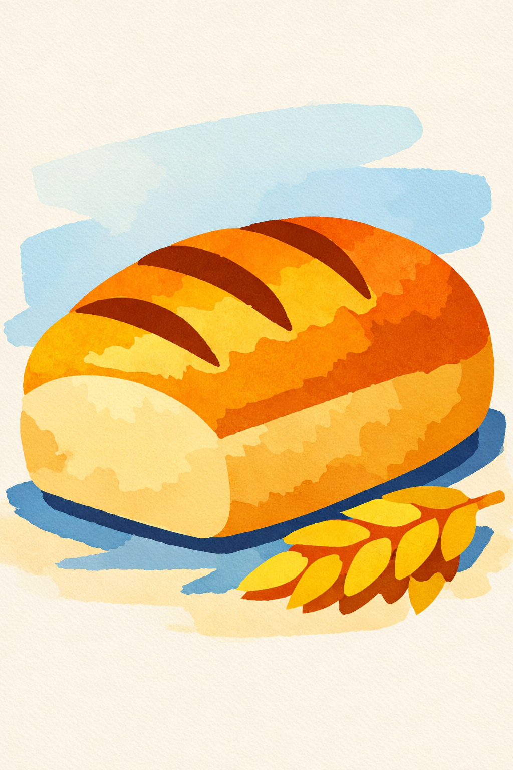 Loaf Of Fresh Bread cross-stitch pattern preview — Food & Drink