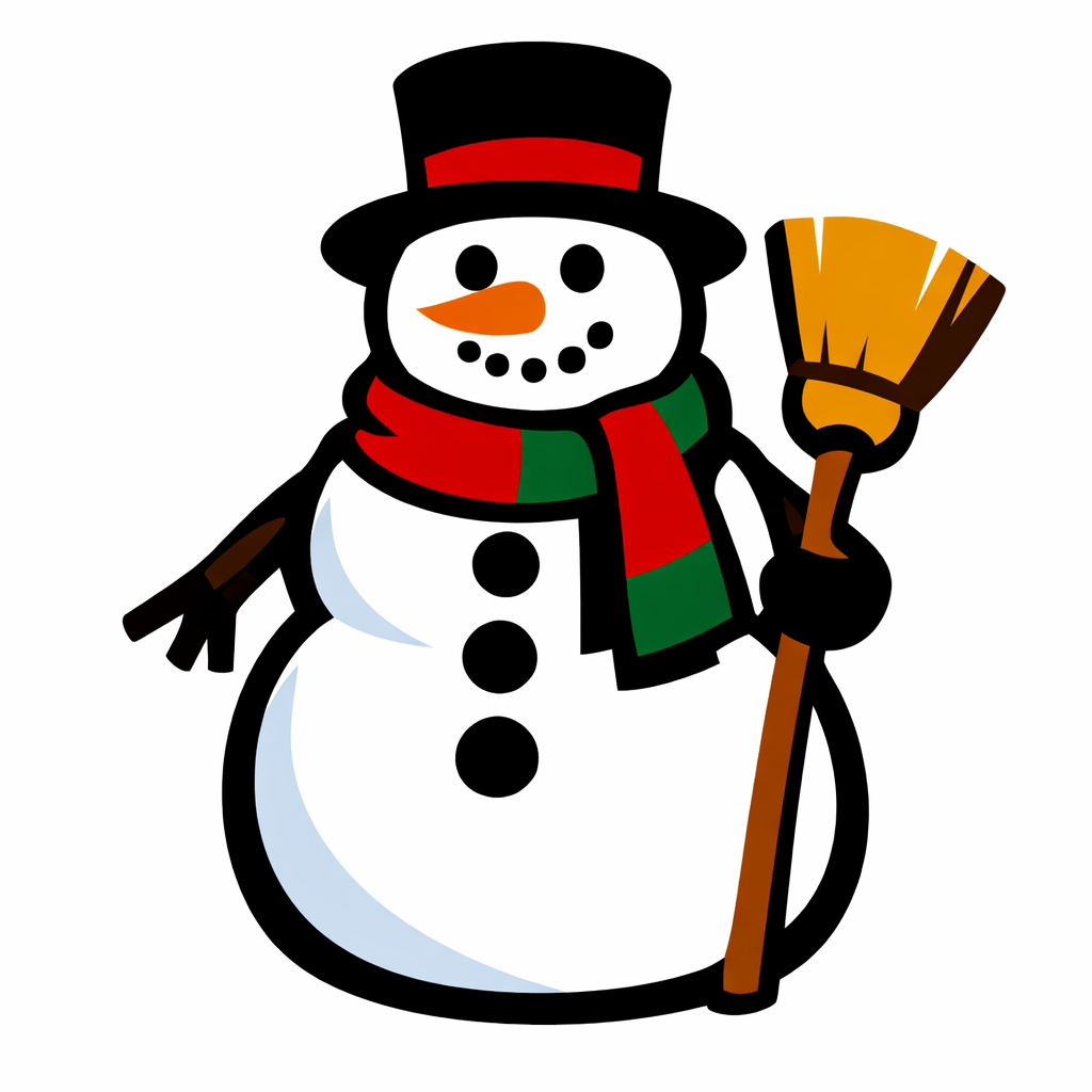 Snowman Wearing A Scarf And Top cross-stitch pattern preview — Holidays & Seasonal