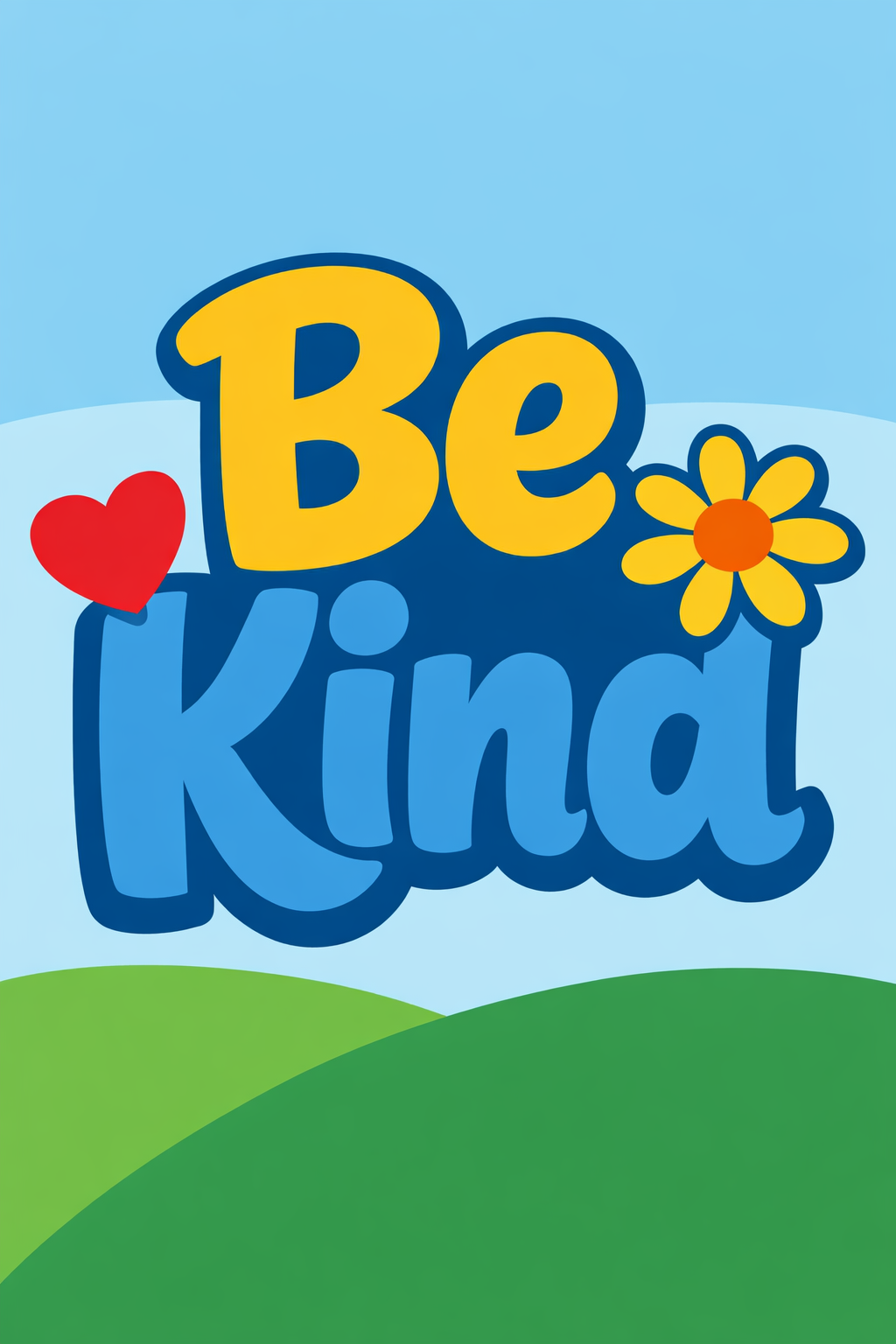 Words Be Kind In A Rounded cross-stitch pattern preview — Quotes, Sayings & Monograms